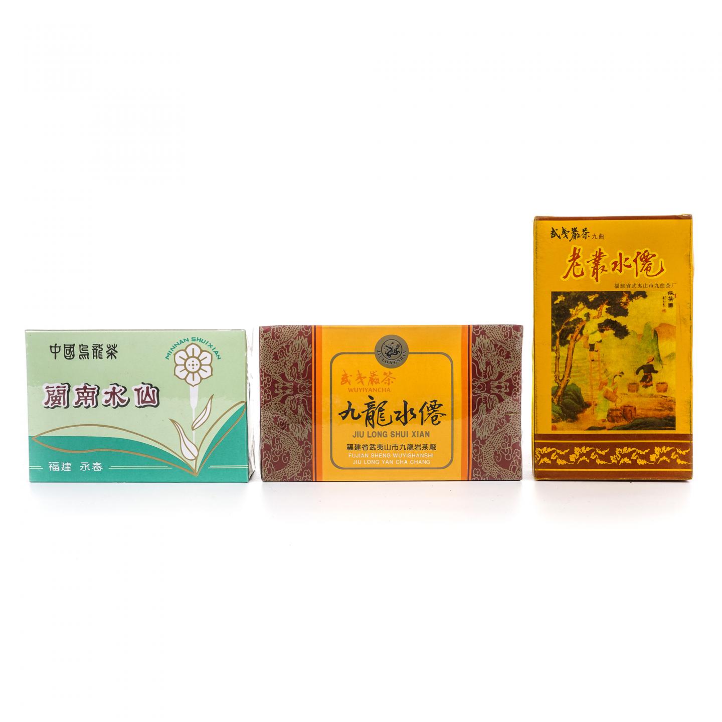 九十年代 九龙水仙/老枞水仙/闽南水仙 3盒组*100g