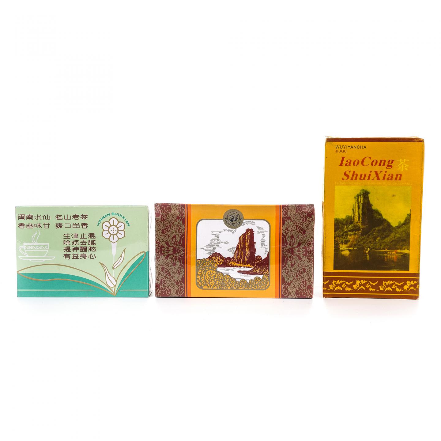 九十年代 九龙水仙/老枞水仙/闽南水仙 3盒组*100g