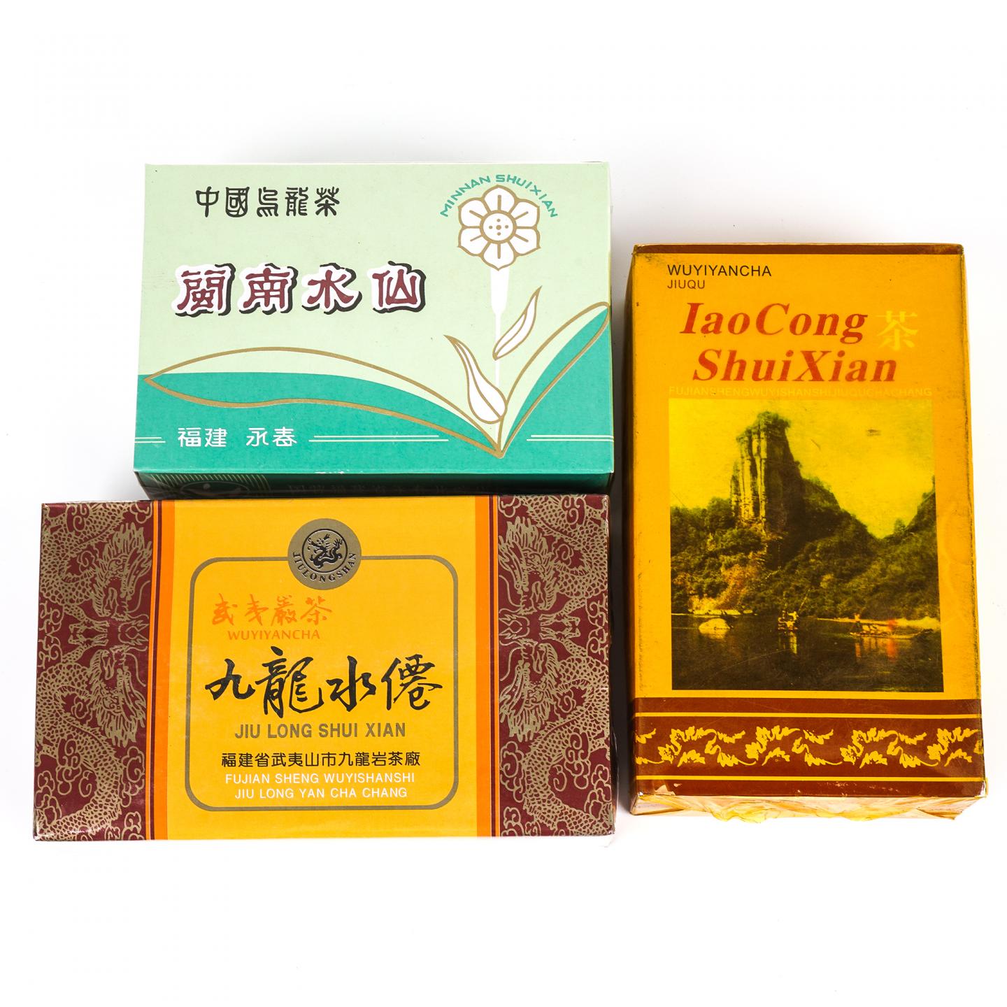 九十年代 九龙水仙/老枞水仙/闽南水仙 3盒组*100g