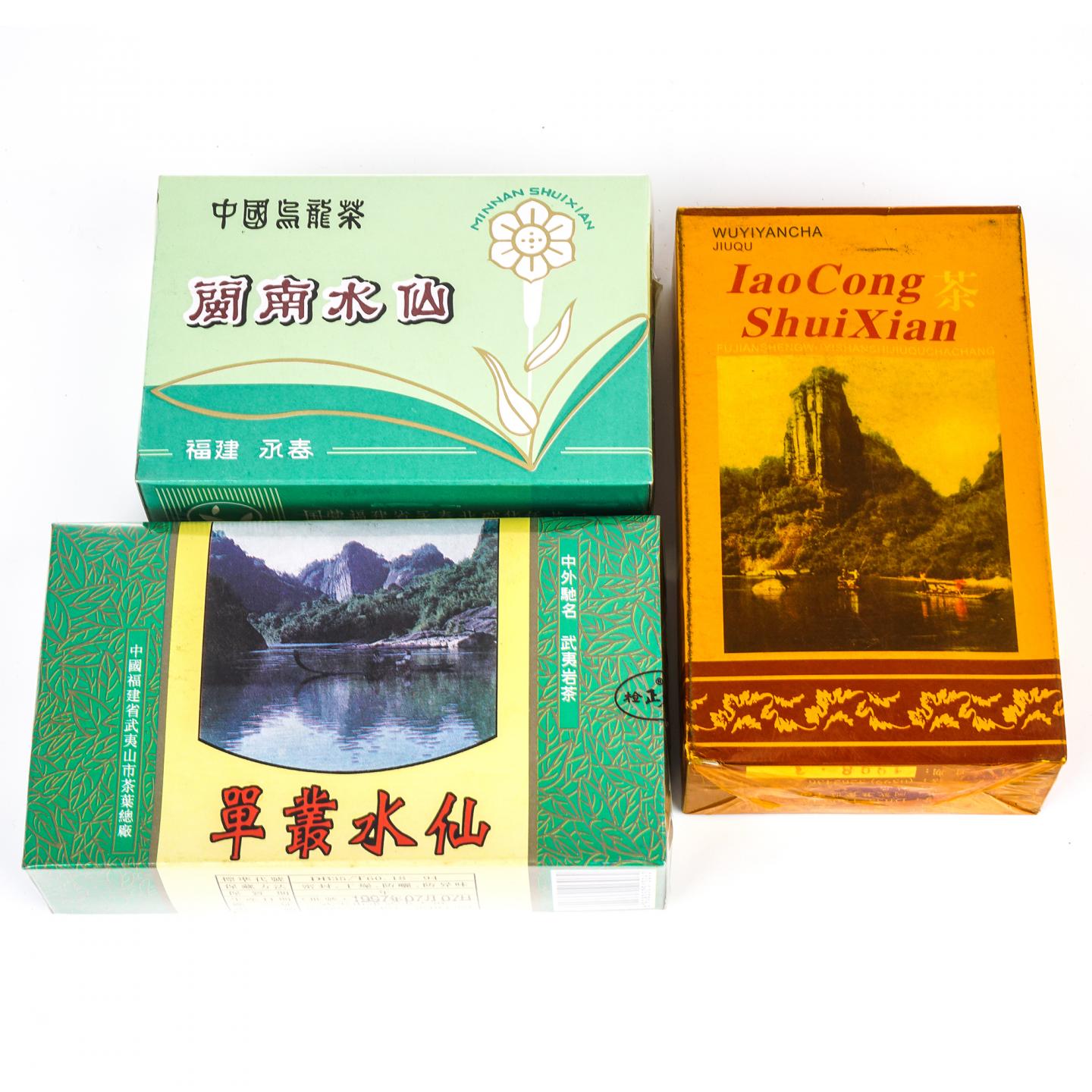 九十年代 老枞水仙/闽南水仙/正岩特级单枞水仙 3盒组*100g