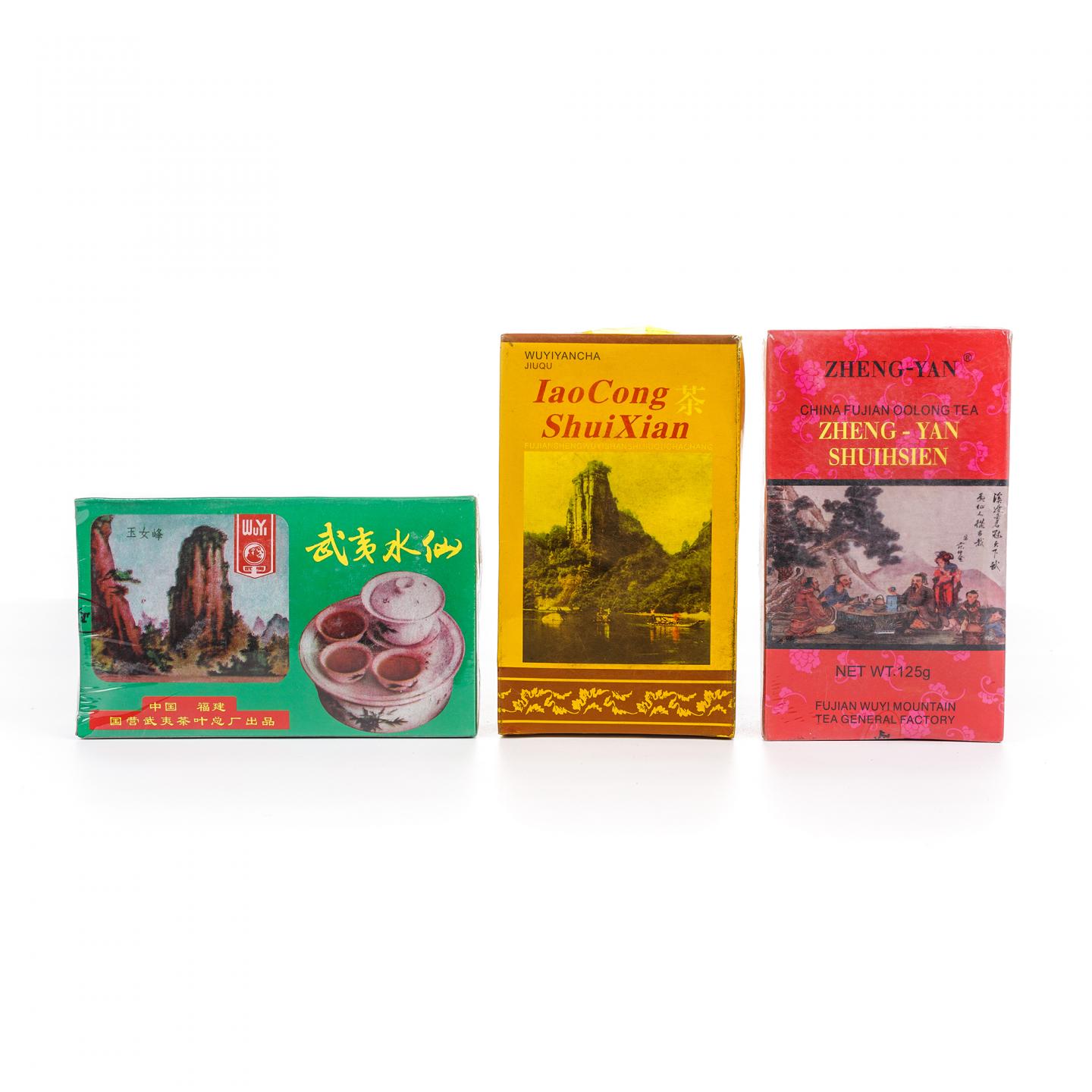 1998年 老枞水仙/正岩水仙/精制正岩特级水仙 3盒组 100克*2+125克