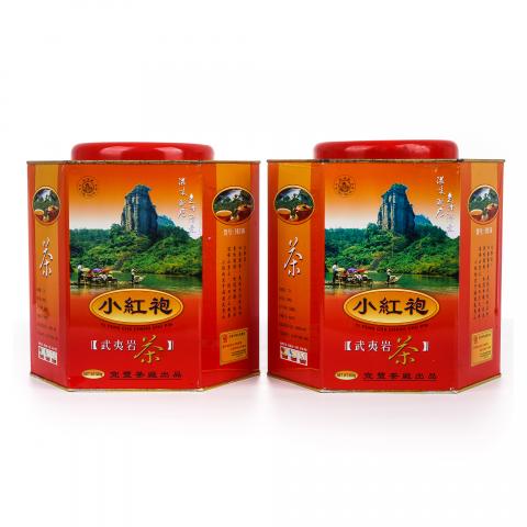 2004年 宜丰茶厂出品 北岩产区极品小红袍 2罐组*500克