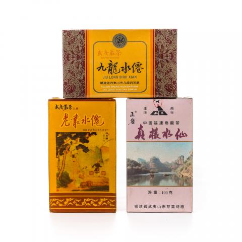 1997/1998/1999年 九龙水仙/老枞水仙/正岩产区真枞水仙 3盒组*100g