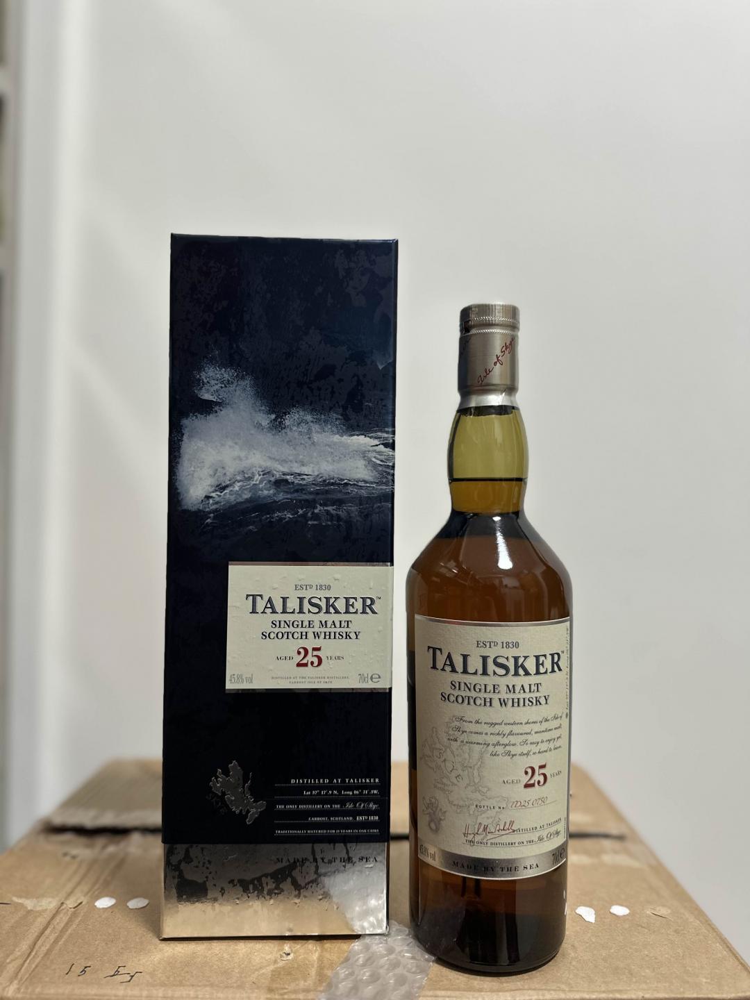 泰斯卡25年 旧版 老版本老酒 集邮收藏必备