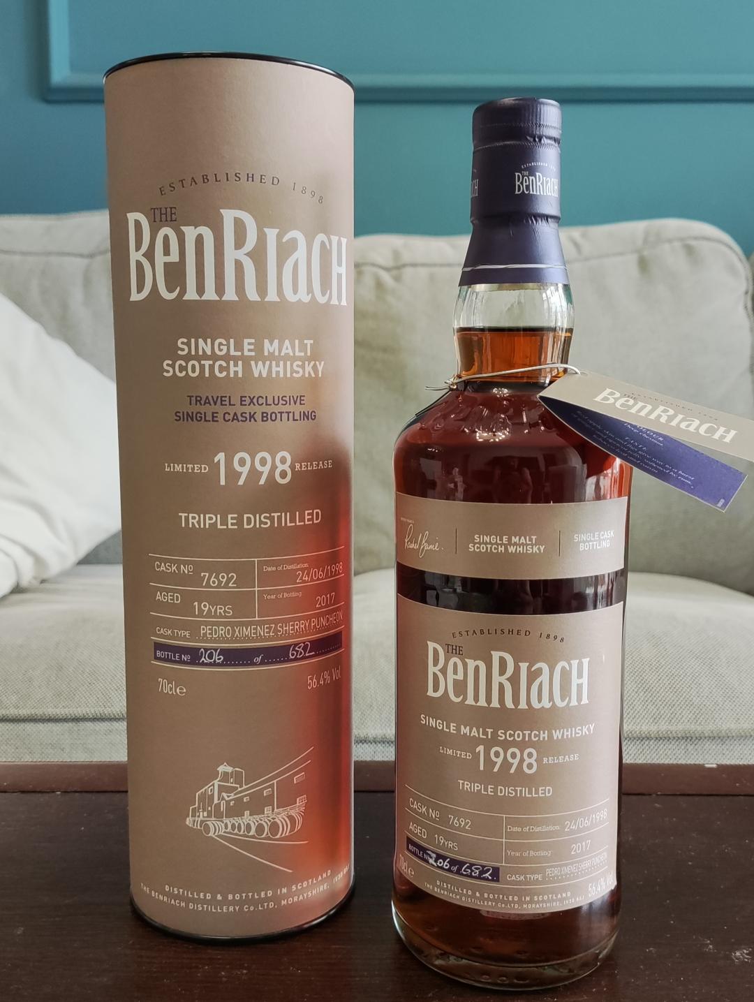 本利亚克1998/19年PX雪莉桶