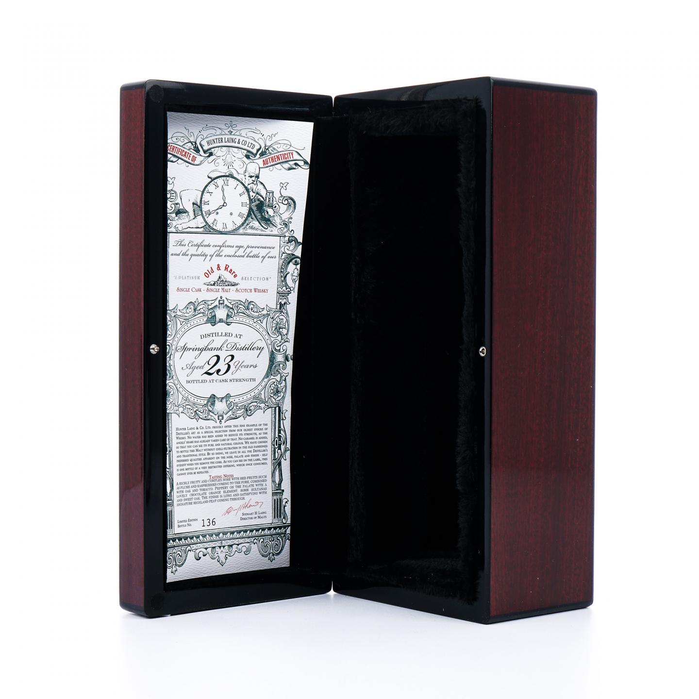 Springbank 云顶 23年 1995-2019 HL Old & Rare 雪莉单桶 桶强