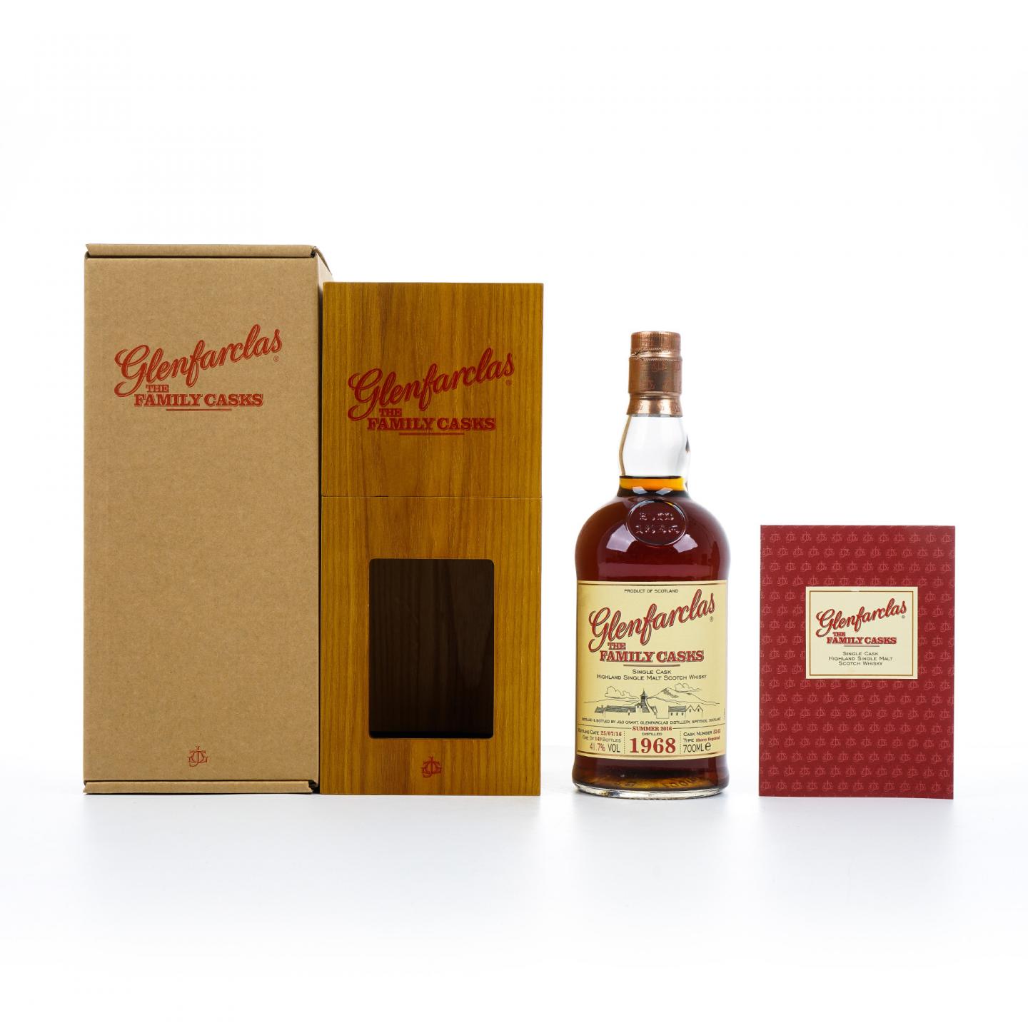 Glenfarclas 格兰花格 1968-2016 家族桶 雪莉单桶#5243