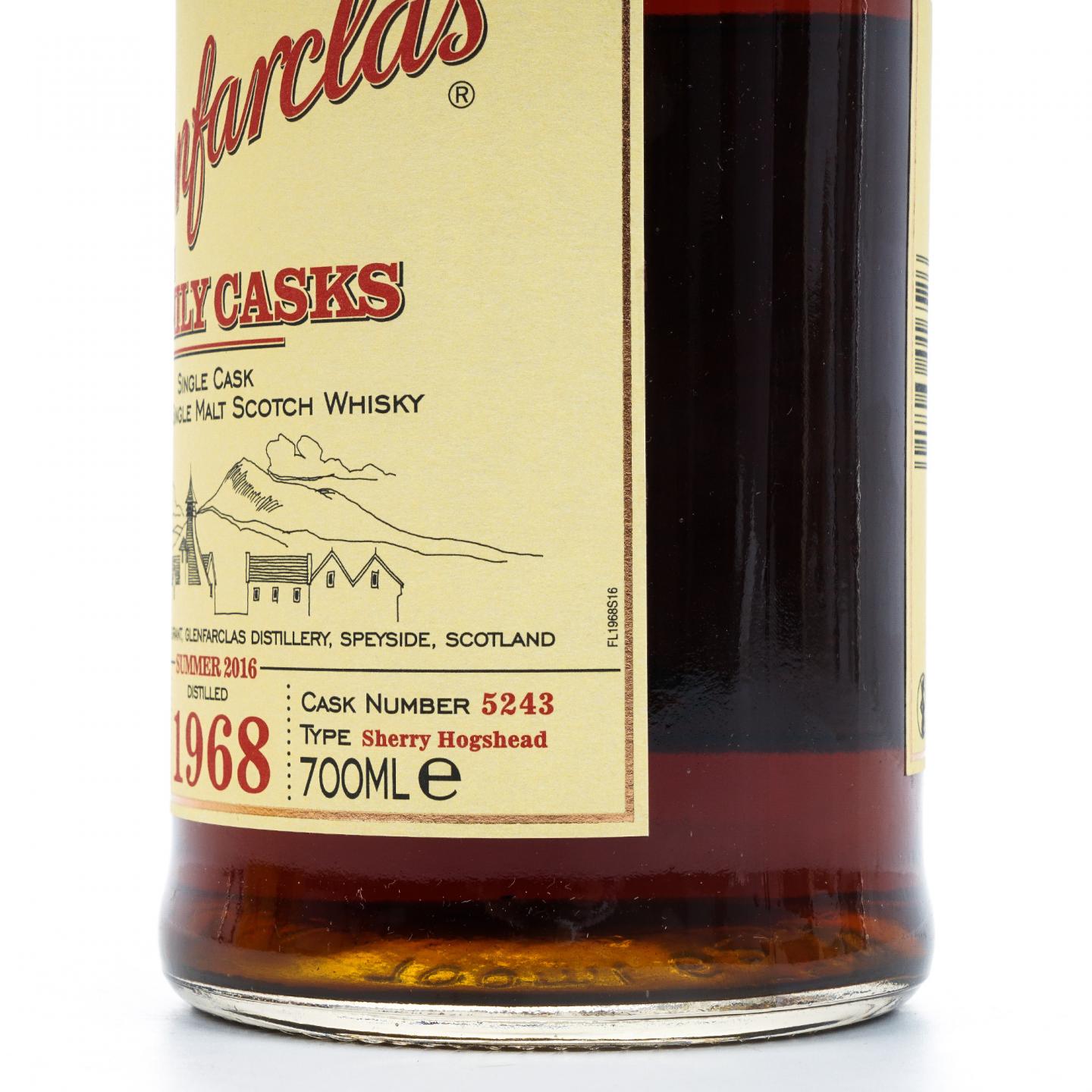 Glenfarclas 格兰花格 1968-2016 家族桶 雪莉单桶#5243