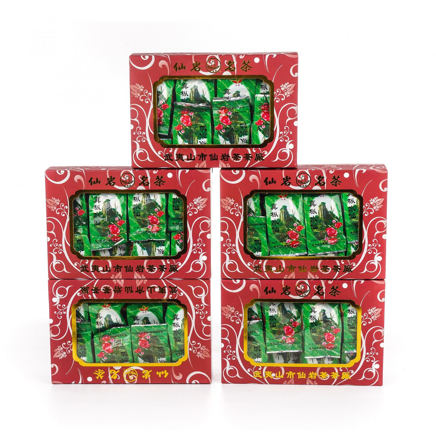 1998年 武夷山仙岩茶厂精制 真枞水仙 5盒组*250克