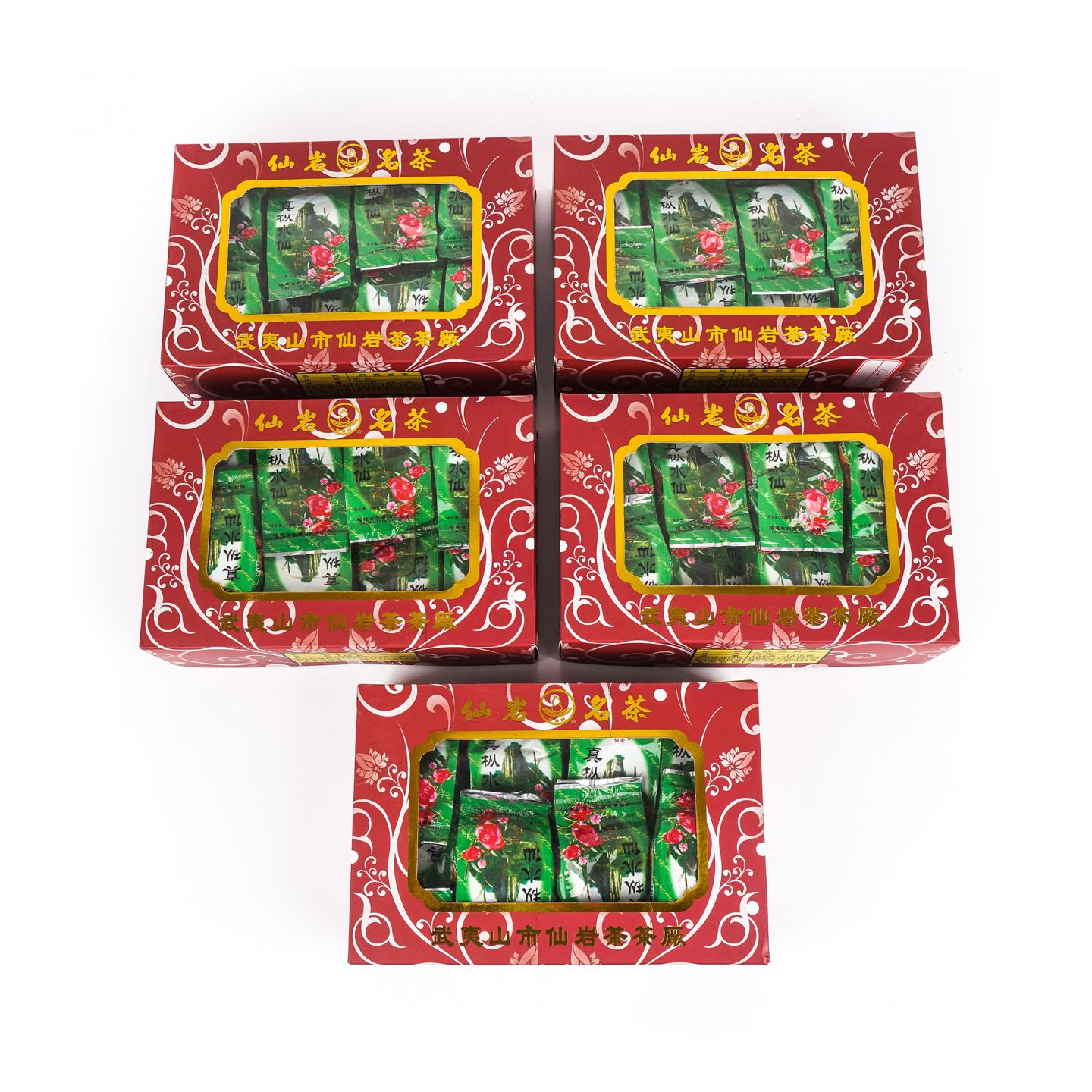 1998年 武夷山仙岩茶厂精制 真枞水仙 5盒组*250克