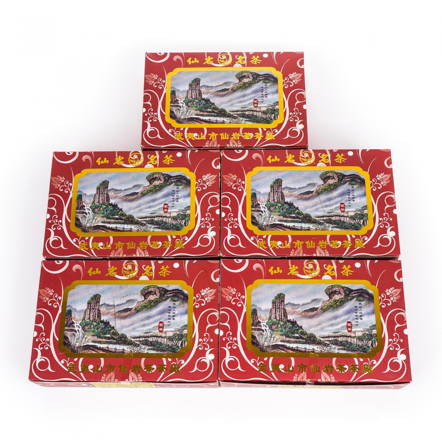 1998年 武夷山仙岩茶厂精制 真枞水仙 5盒组*250克