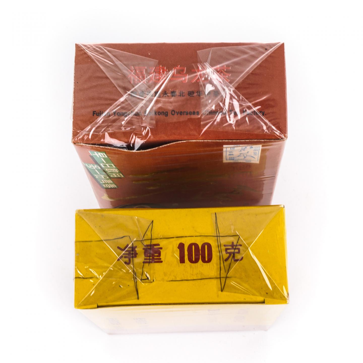 九十年代 松鹤牌佛手125克/盒装+虎庵佛手100克/盒装+松鹤牌佛手125克/袋装 共3件组