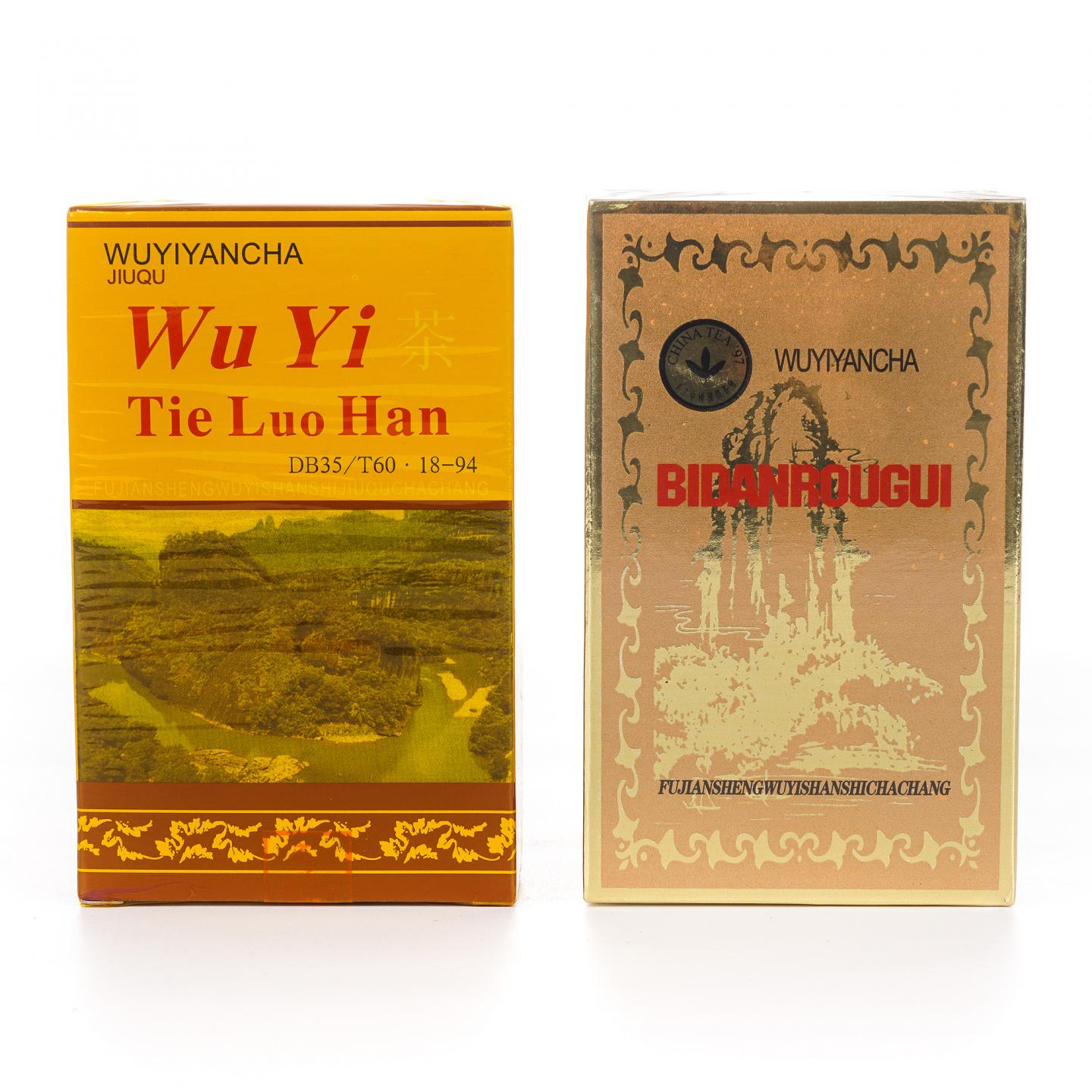 1998/1999年 碧丹肉桂/正岩精品铁罗汉 2盒组*50g