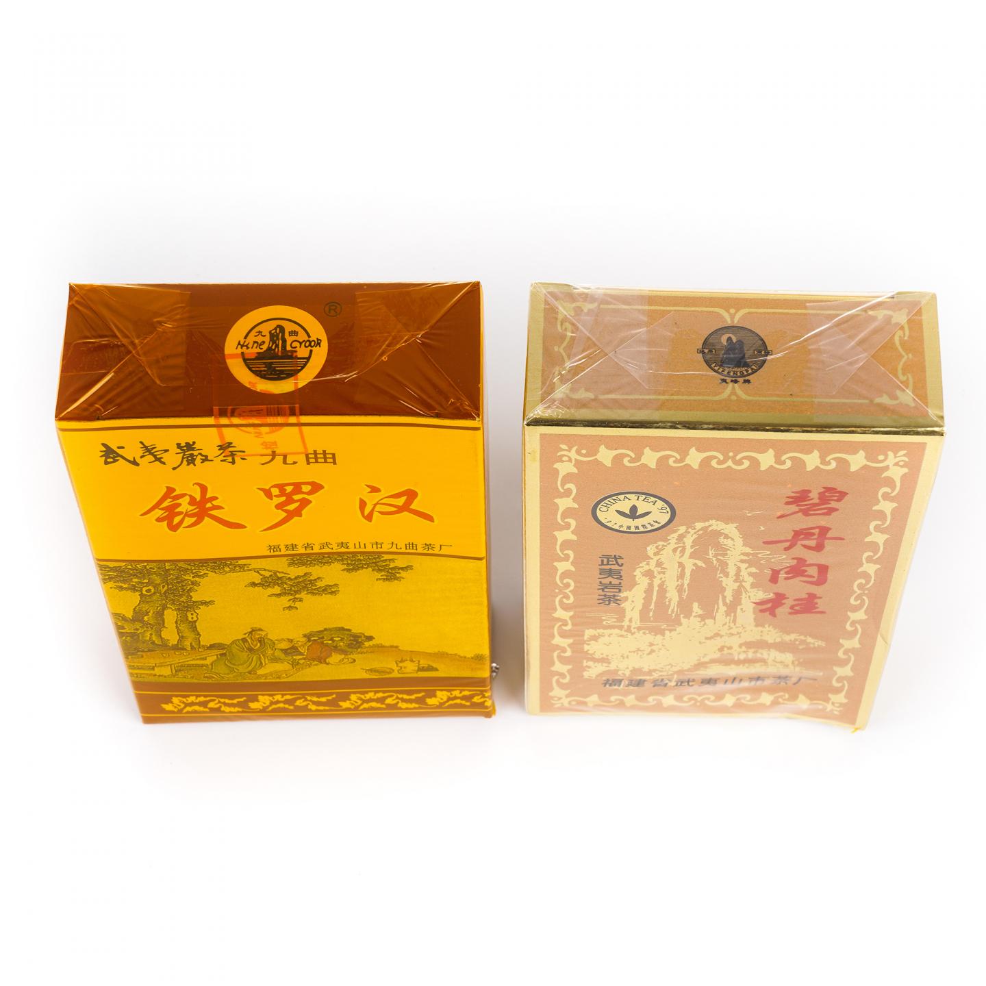 1998/1999年 碧丹肉桂/正岩精品铁罗汉 2盒组*50g