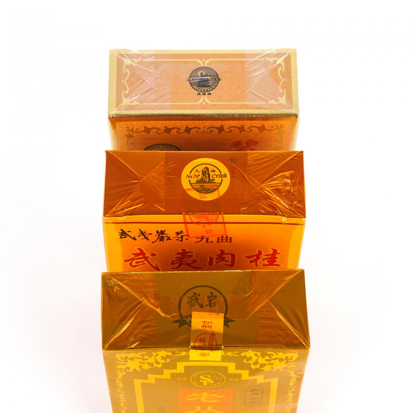 九十年代 正岩精品肉桂/碧丹肉桂/老丛肉桂 3盒组*50克