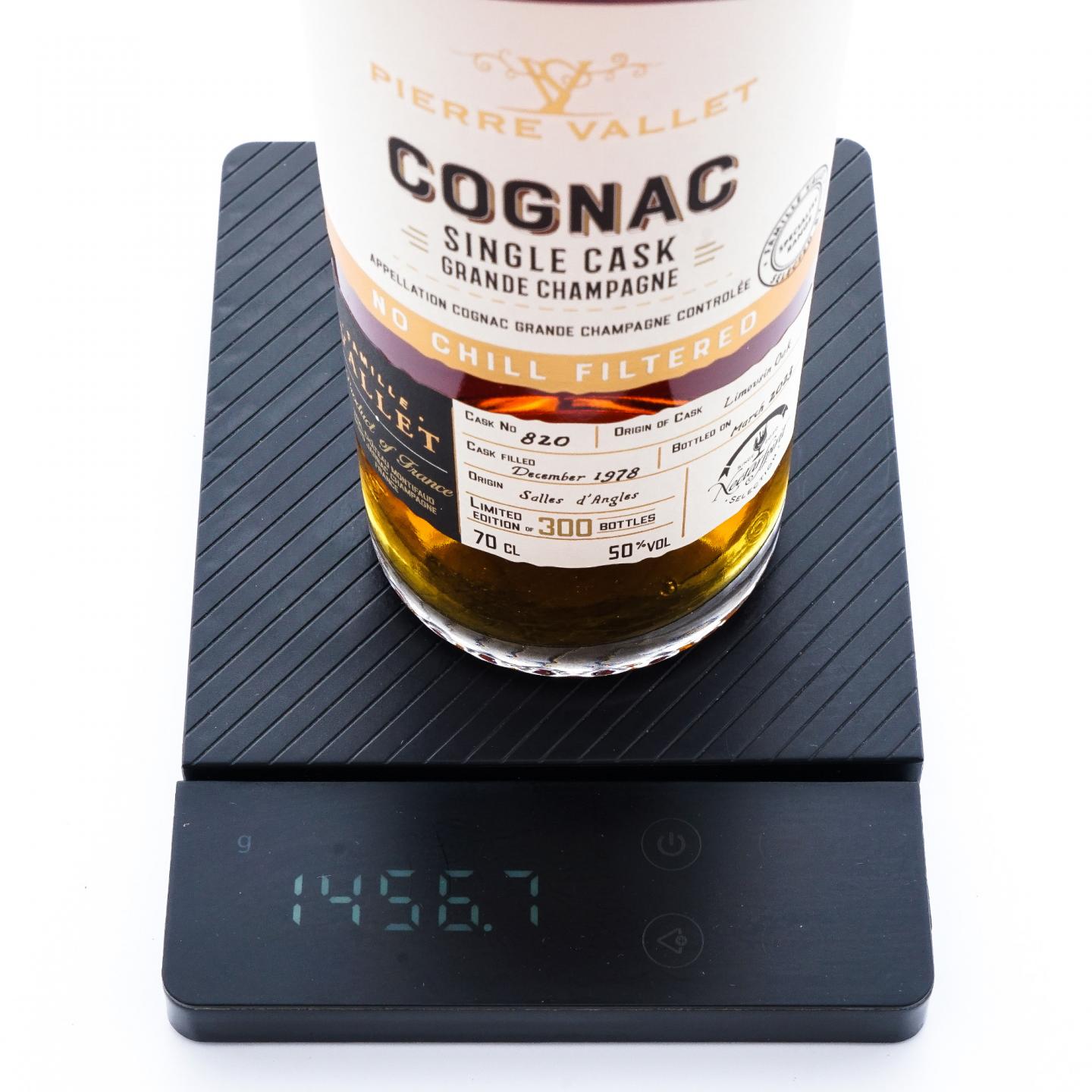 Pierre Vallet 皮耶·富莱 1978-2023 大香槟区 单桶 干邑