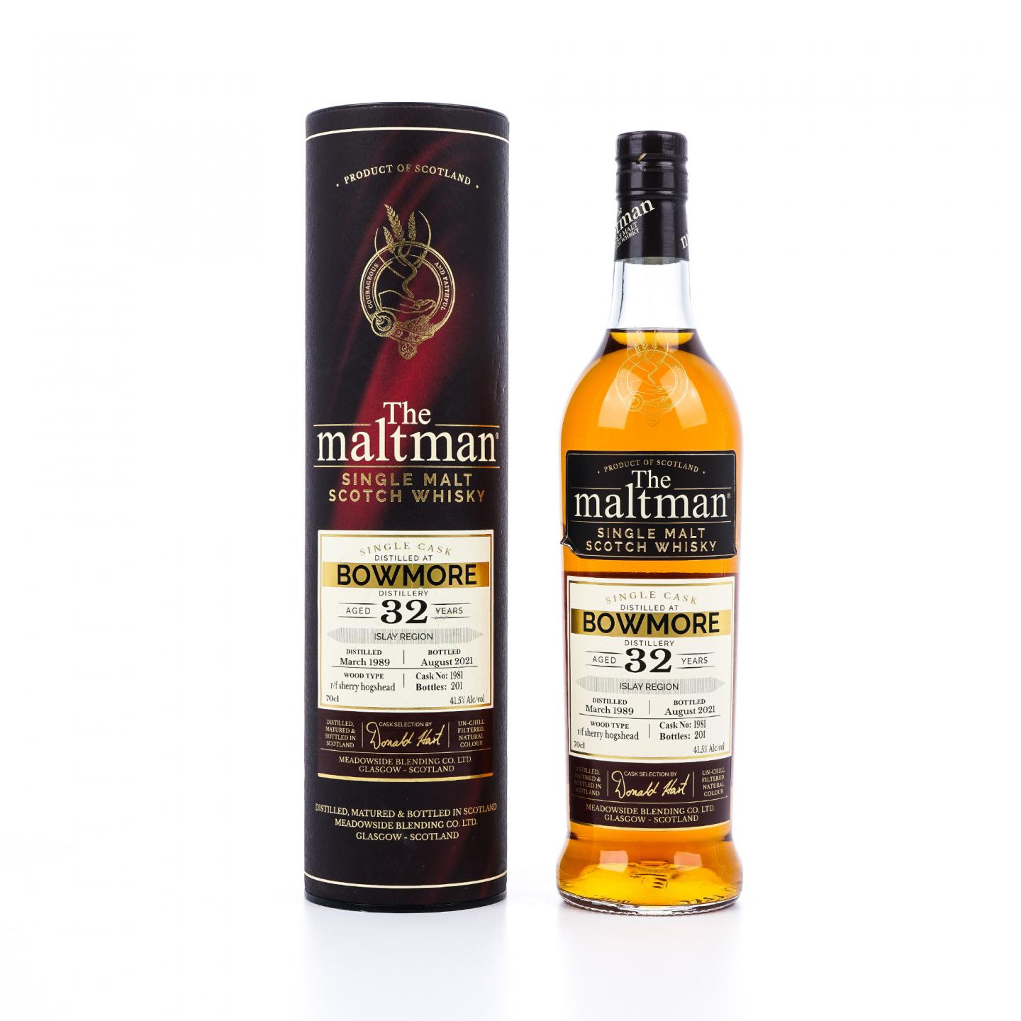 Bowmore 波摩 32年 1989-2021 MBl 雪莉单桶