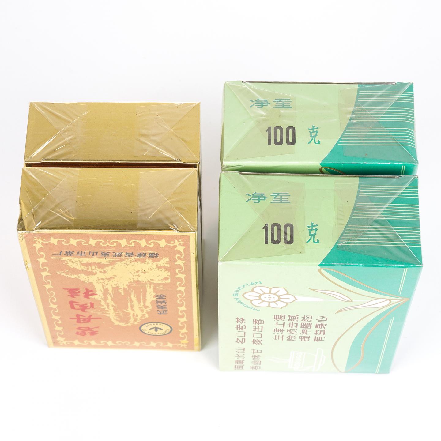 九十年代 闽南水仙/碧丹肉桂 4盒组 100g*2+50g*2