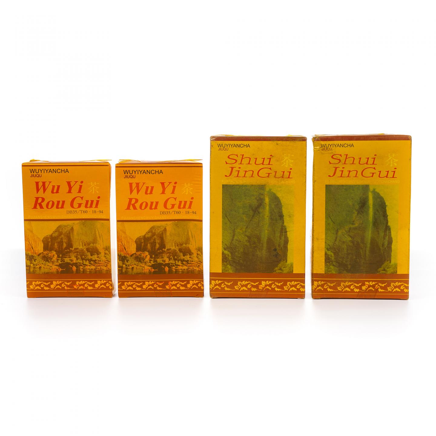 1998/1999年 正岩精品肉桂/正岩水金龟 4盒组 50g*2+100g*2