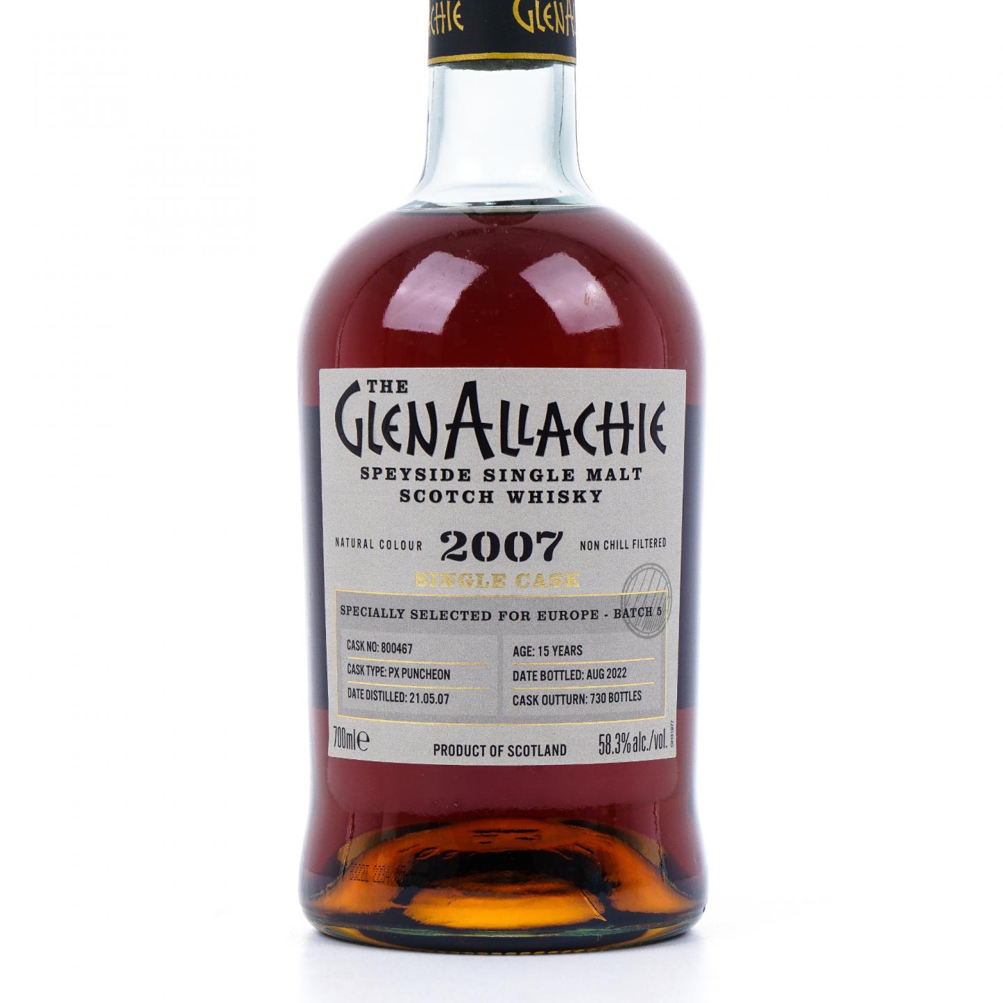 Glenallachie 格兰纳里奇 15年 2007-2022 雪莉单桶#800467