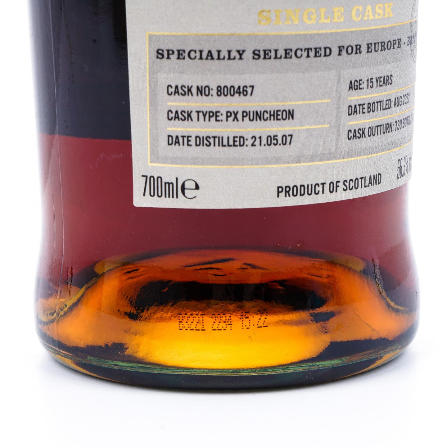 Glenallachie 格兰纳里奇 15年 2007-2022 雪莉单桶#800467