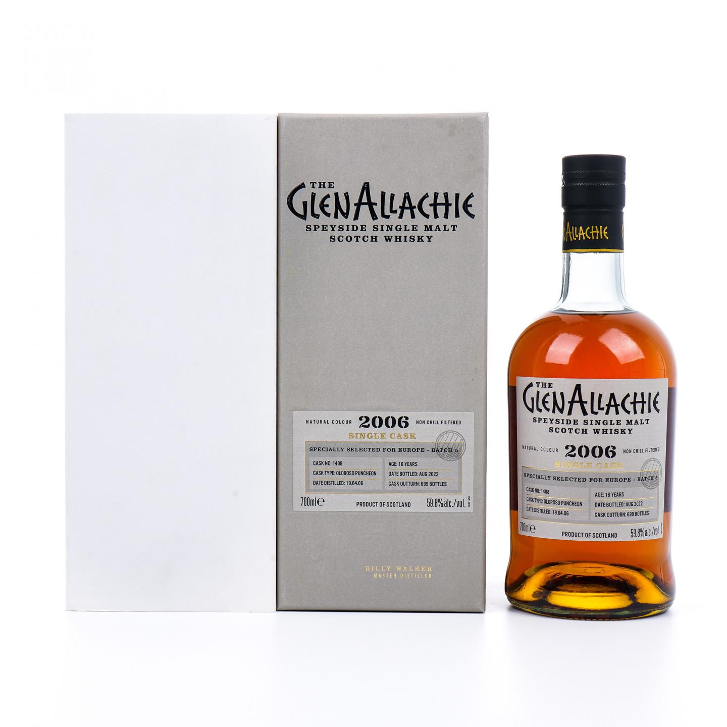 Glenallachie 格兰纳里奇 16年 2006-2022 雪莉单桶#1408