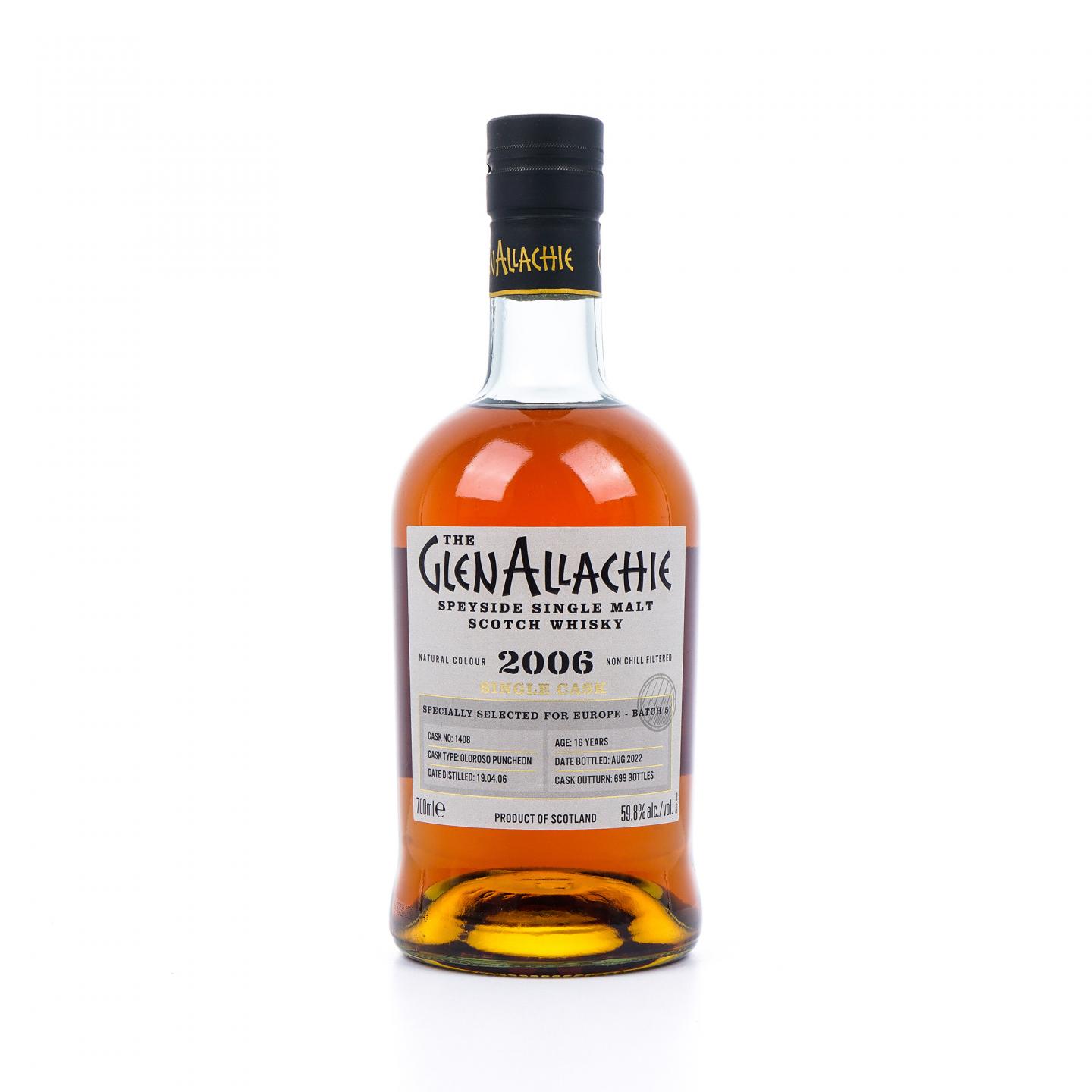 Glenallachie 格兰纳里奇 16年 2006-2022 雪莉单桶#1408