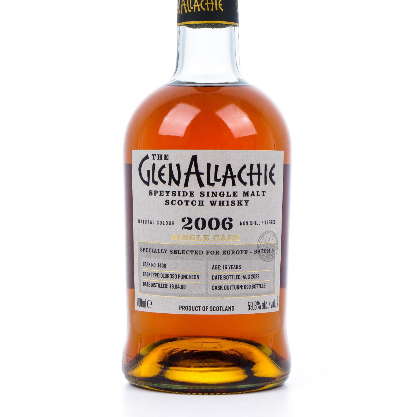 Glenallachie 格兰纳里奇 16年 2006-2022 雪莉单桶#1408