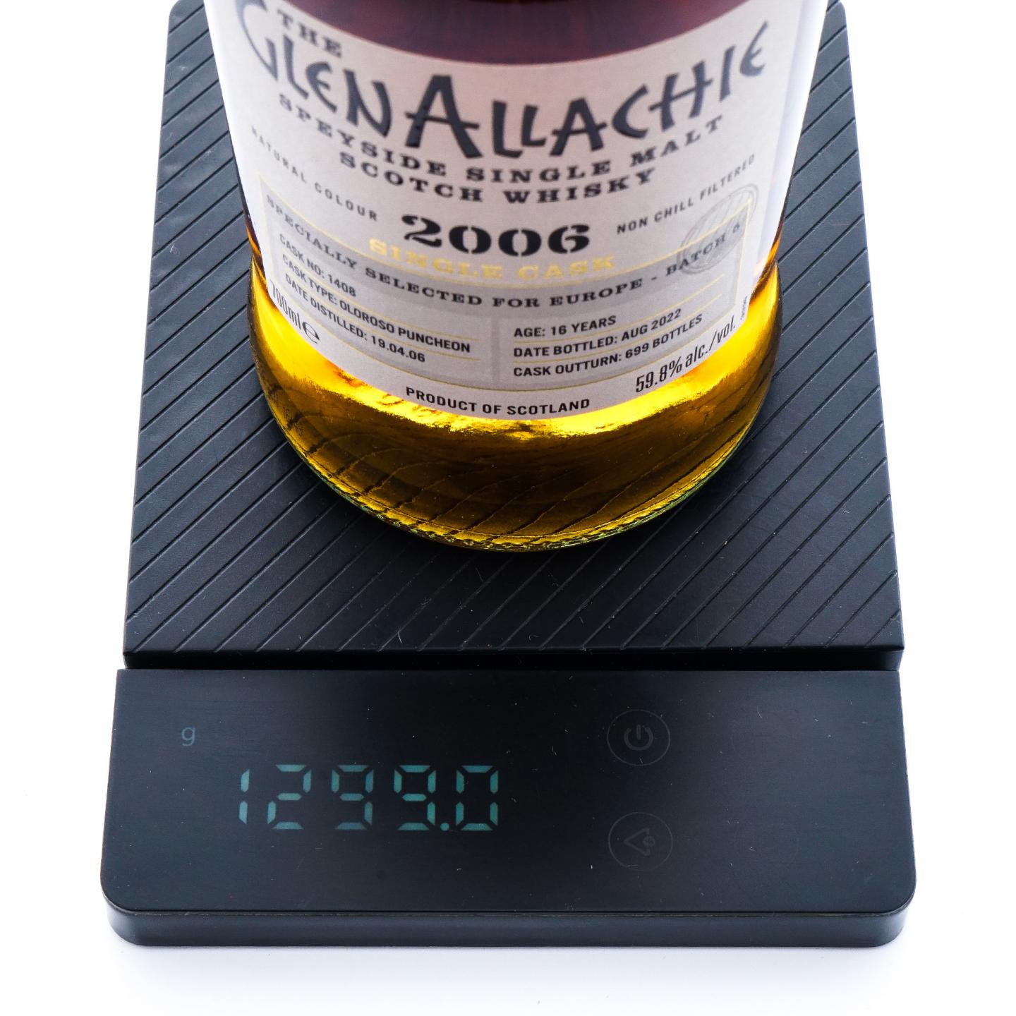 Glenallachie 格兰纳里奇 16年 2006-2022 雪莉单桶#1408