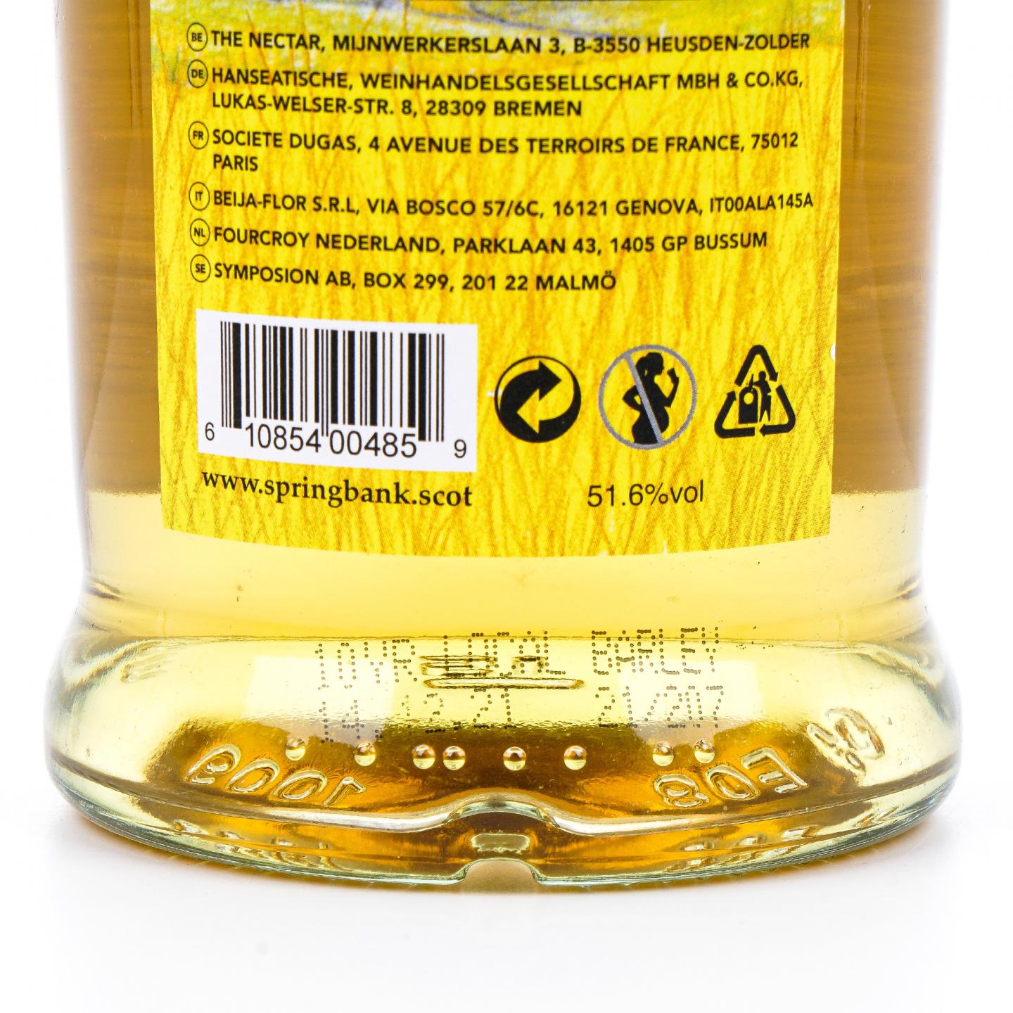 Springbank 云顶 10年 2011-2021 本地大麦