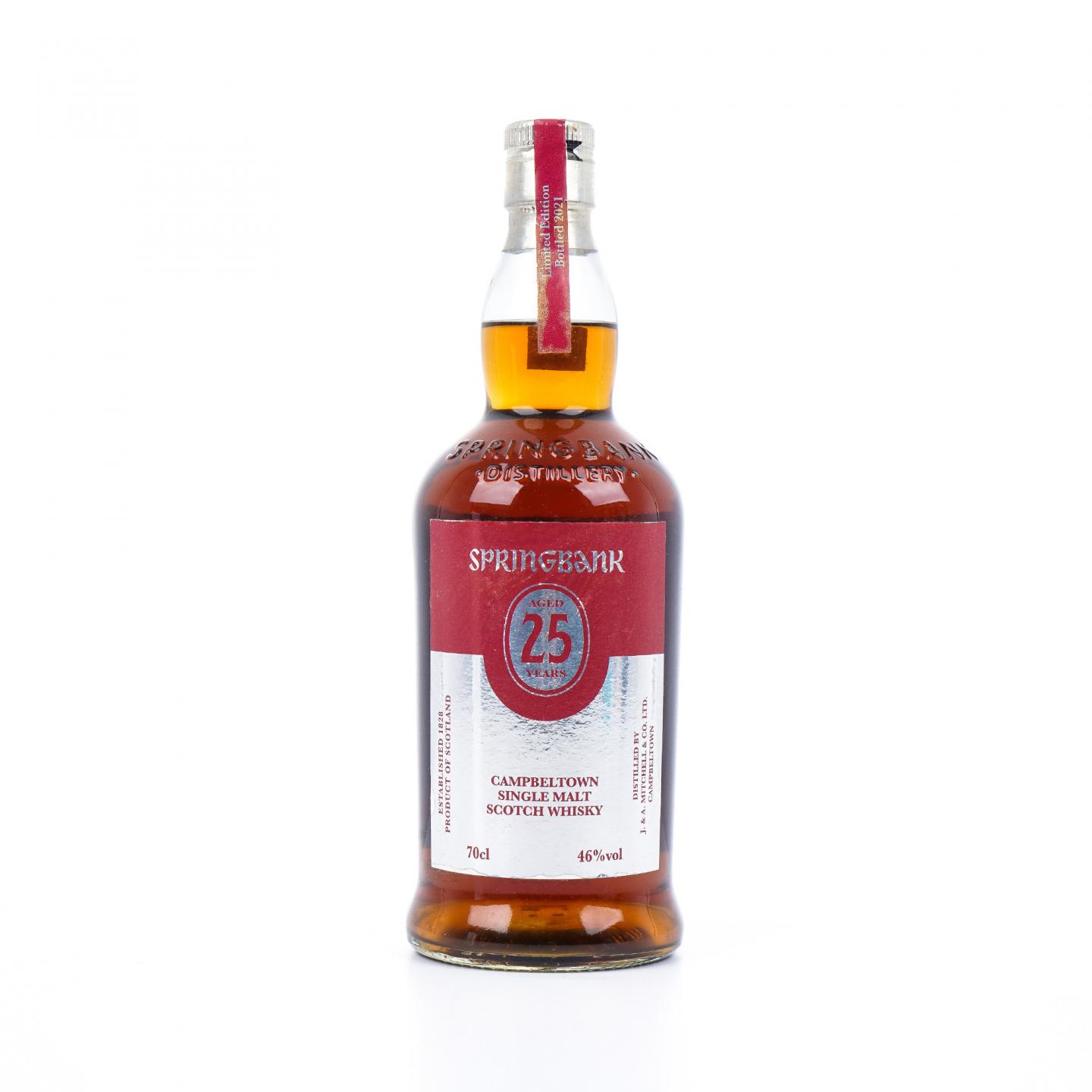 Springbank 云顶 25年 2021