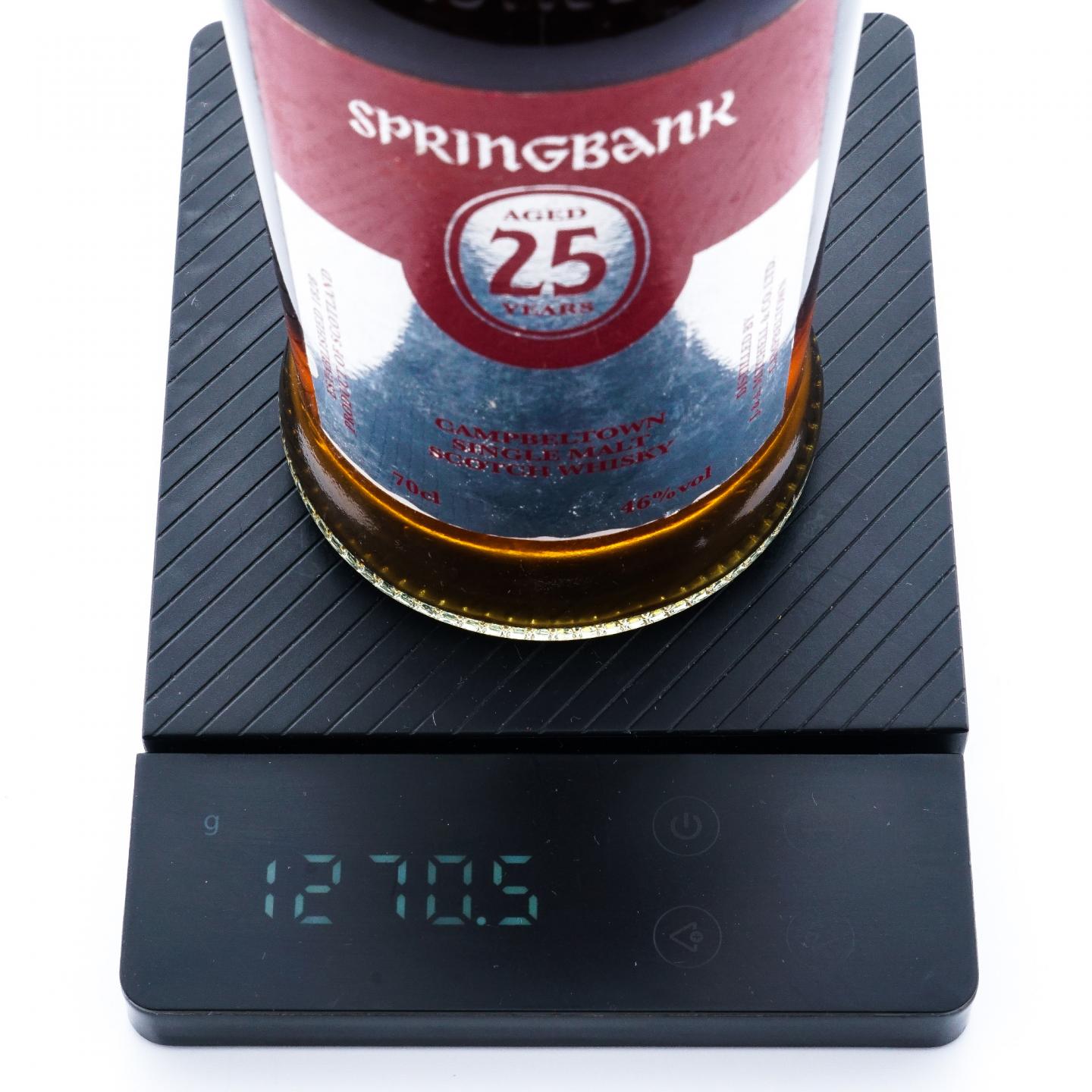 Springbank 云顶 25年 2021