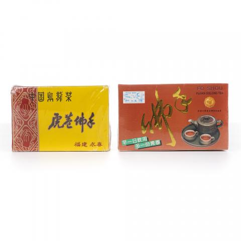 1990年代 国营北硿华侨茶厂出品 松鹤牌佛手/虎庵佛手 2盒组 125g+100g
