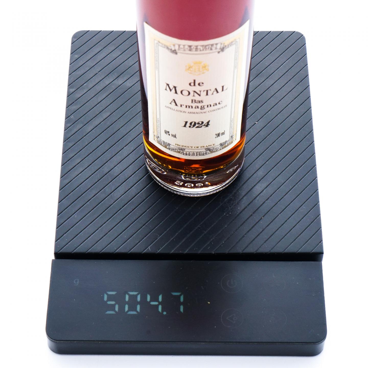 【中样】Armagnac de Montal 蒙塔尔雅文邑 1924 雅文邑 200ml