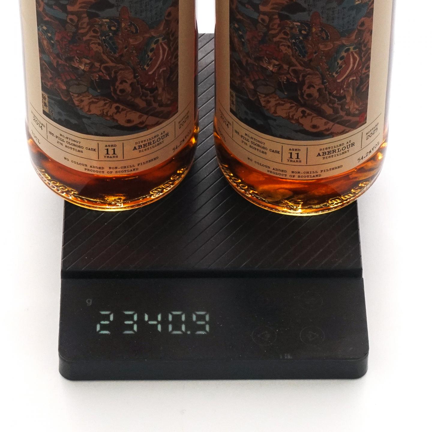 Aberlour 雅伯莱 11年 2014-2025 「通俗水浒传豪杰·鼓上蚤时迁」初填雪莉桶 2瓶组