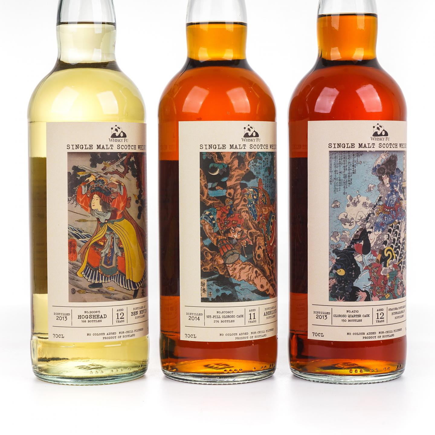 本尼维斯 12年/雅伯莱 11年/布纳哈本 12年 通俗水浒传豪杰系列 3瓶组*700ml