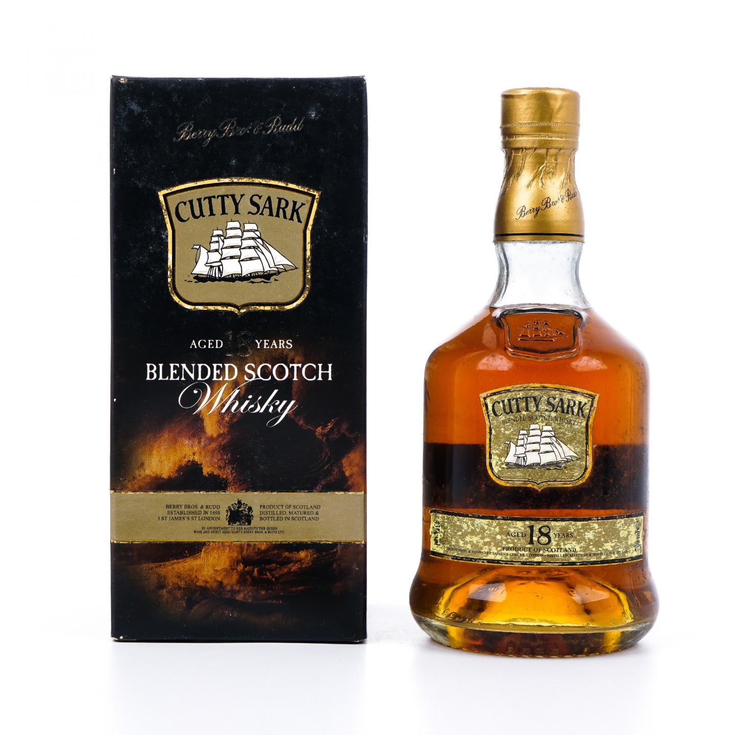 Cutty Sark 顺风 18年 调和 BBR