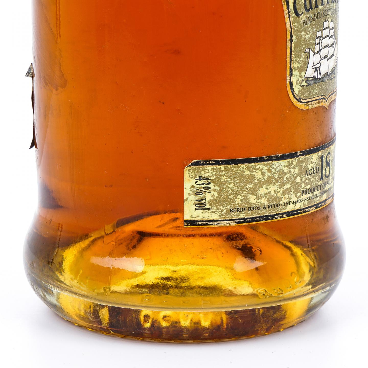 Cutty Sark 顺风 18年 调和 BBR