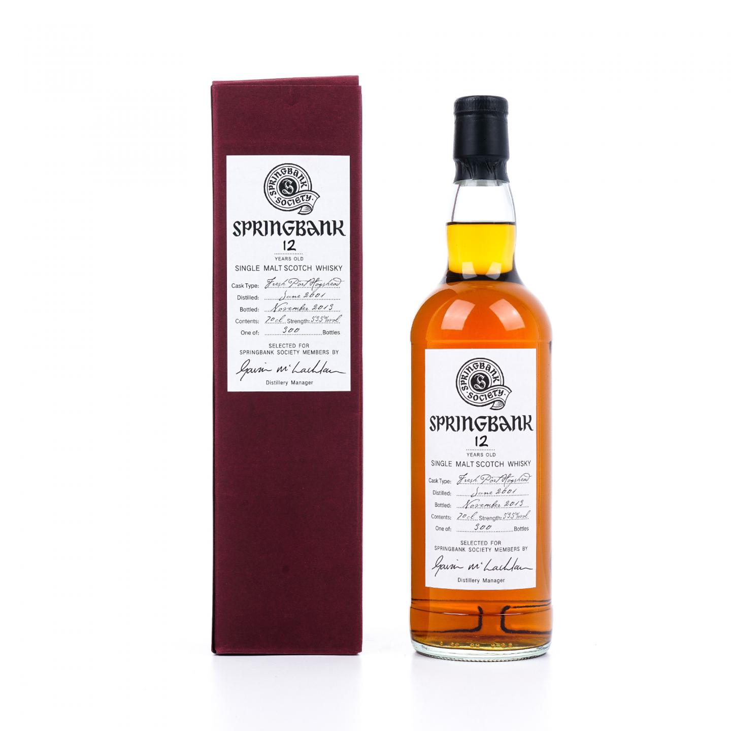 Springbank 云顶 12年 2001-2013 云顶协会