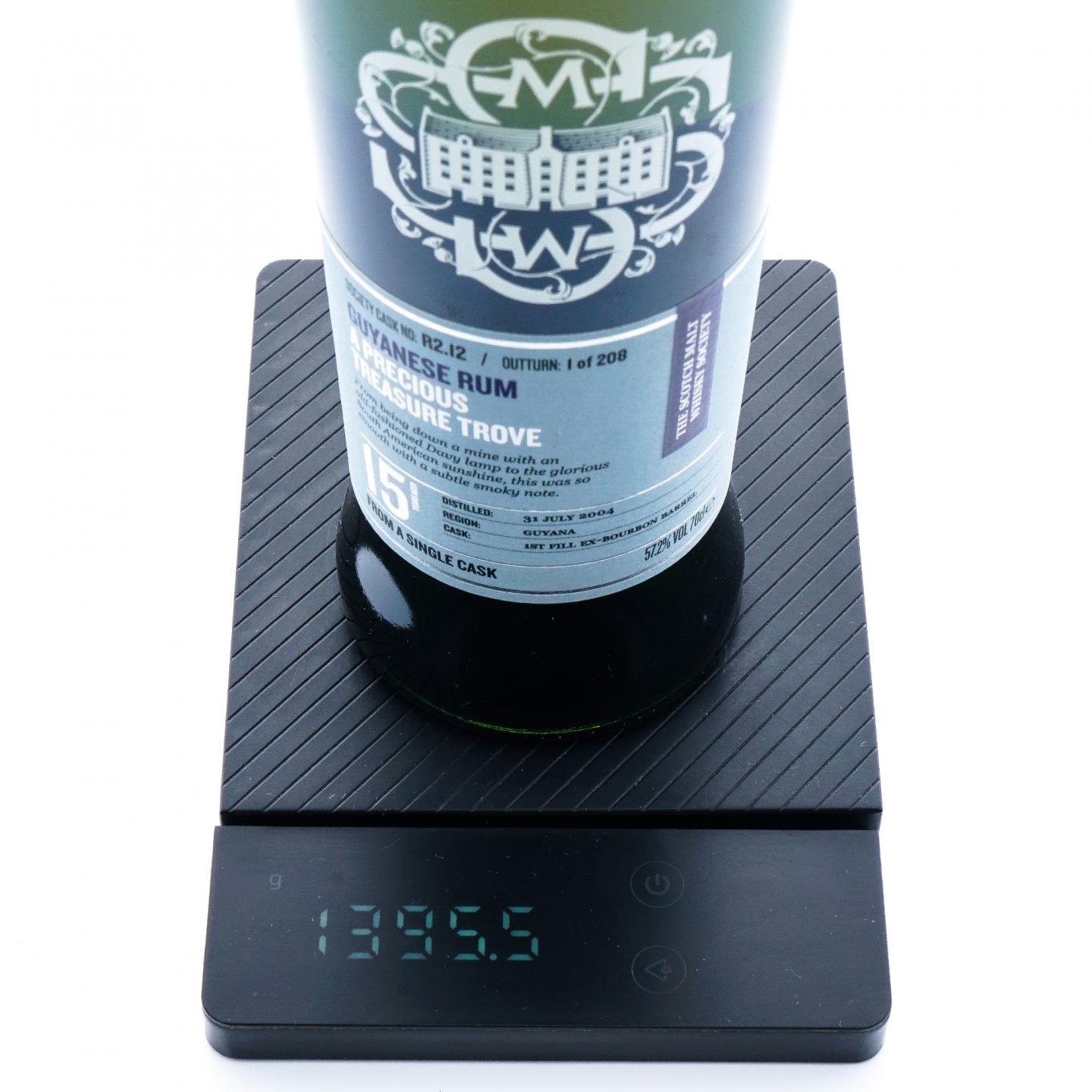 SMWS R2.12 圭亚那 15年 2004-2020 单桶 朗姆酒 行货