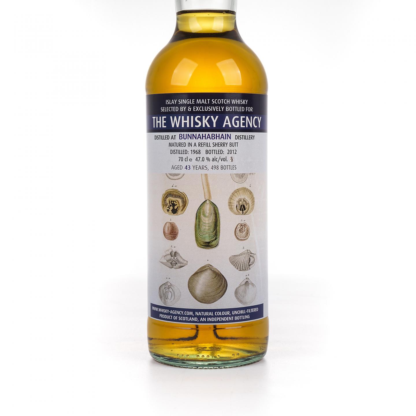 Bunnahabhain 布纳哈本 43年 1968-2012 雪莉桶 TWA