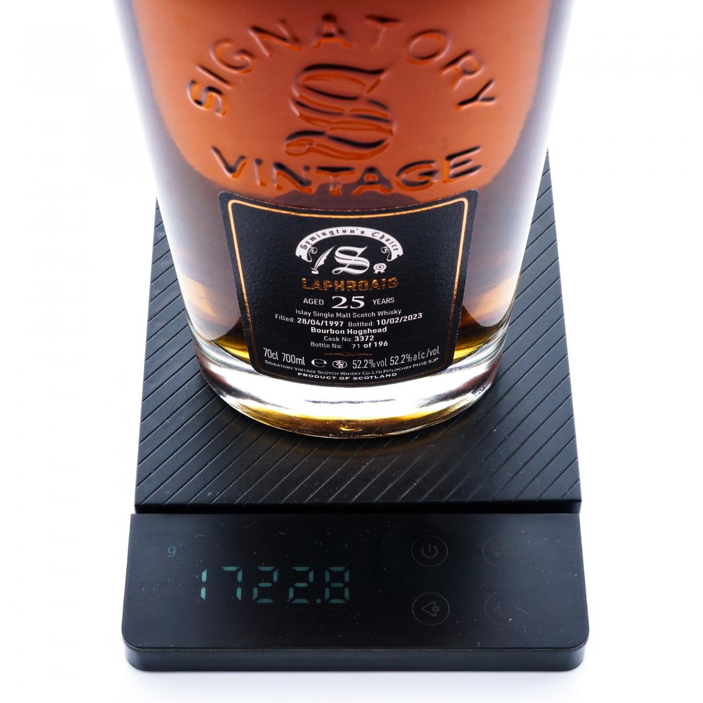 Laphroaig 拉弗格 25年 1997-2023 SV 桶强