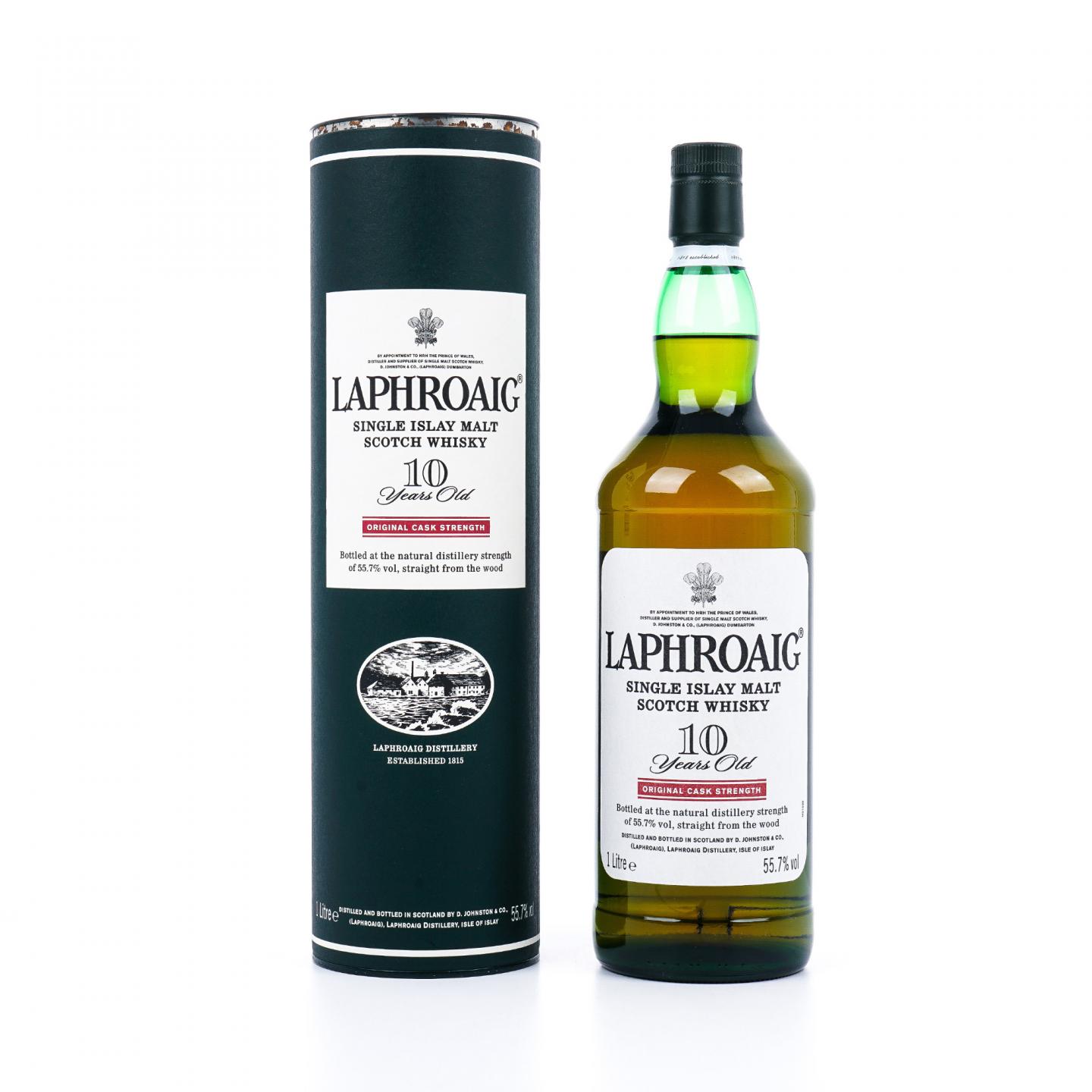 Laphroaig 拉弗格 10年 桶强 小红标 55.7%vol. 1升装