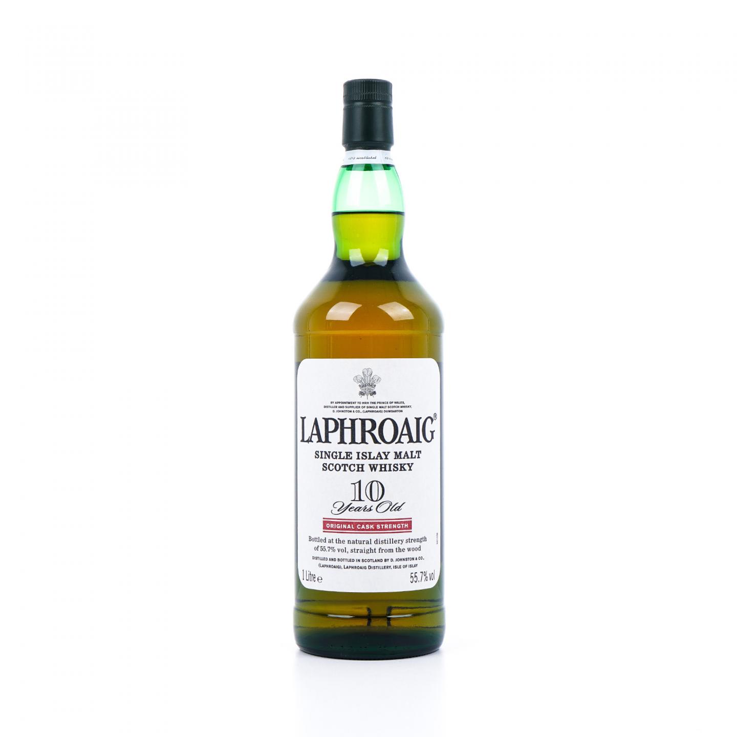 Laphroaig 拉弗格 10年 桶强 小红标 55.7%vol. 1升装