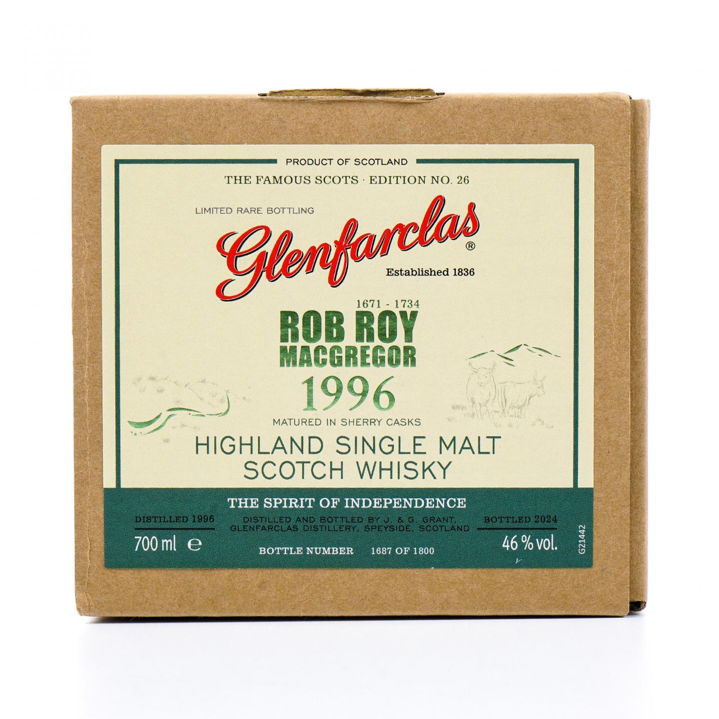 Glenfarclas 格兰花格 1996-2024 雪莉桶