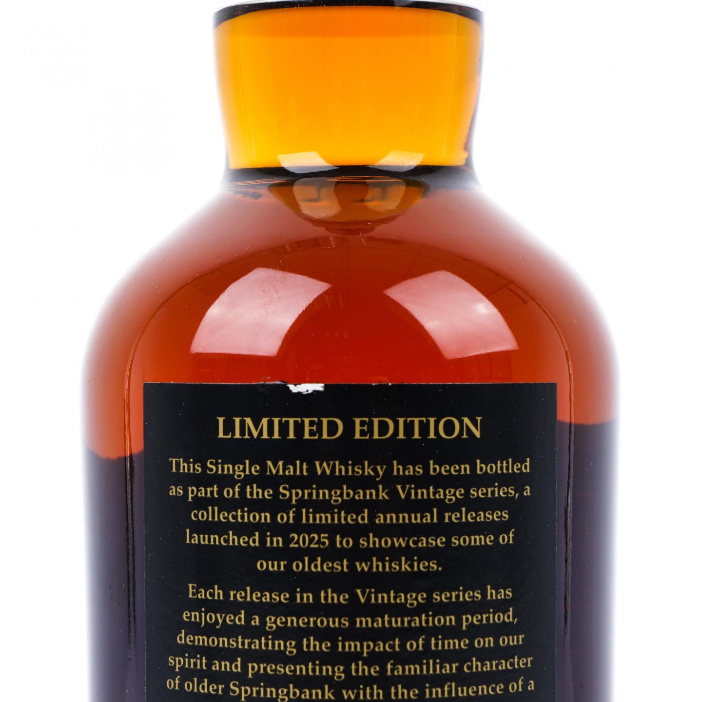 Springbank 云顶 1998-2025 Vintage