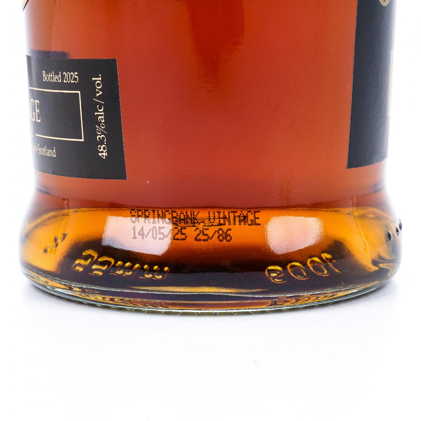 Springbank 云顶 1998-2025 Vintage