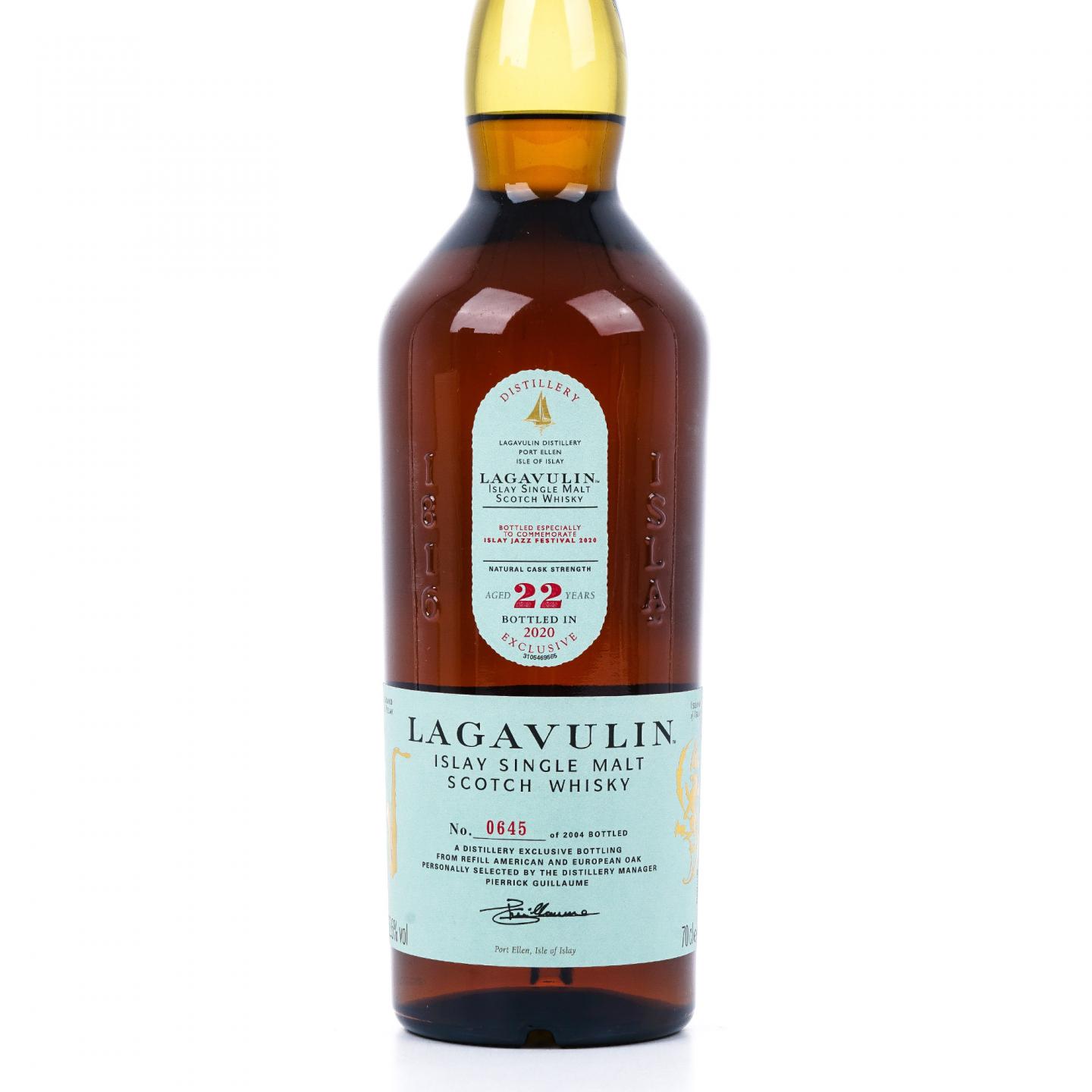Lagavulin 乐加维林 22年 2020 爵士音乐节 桶强