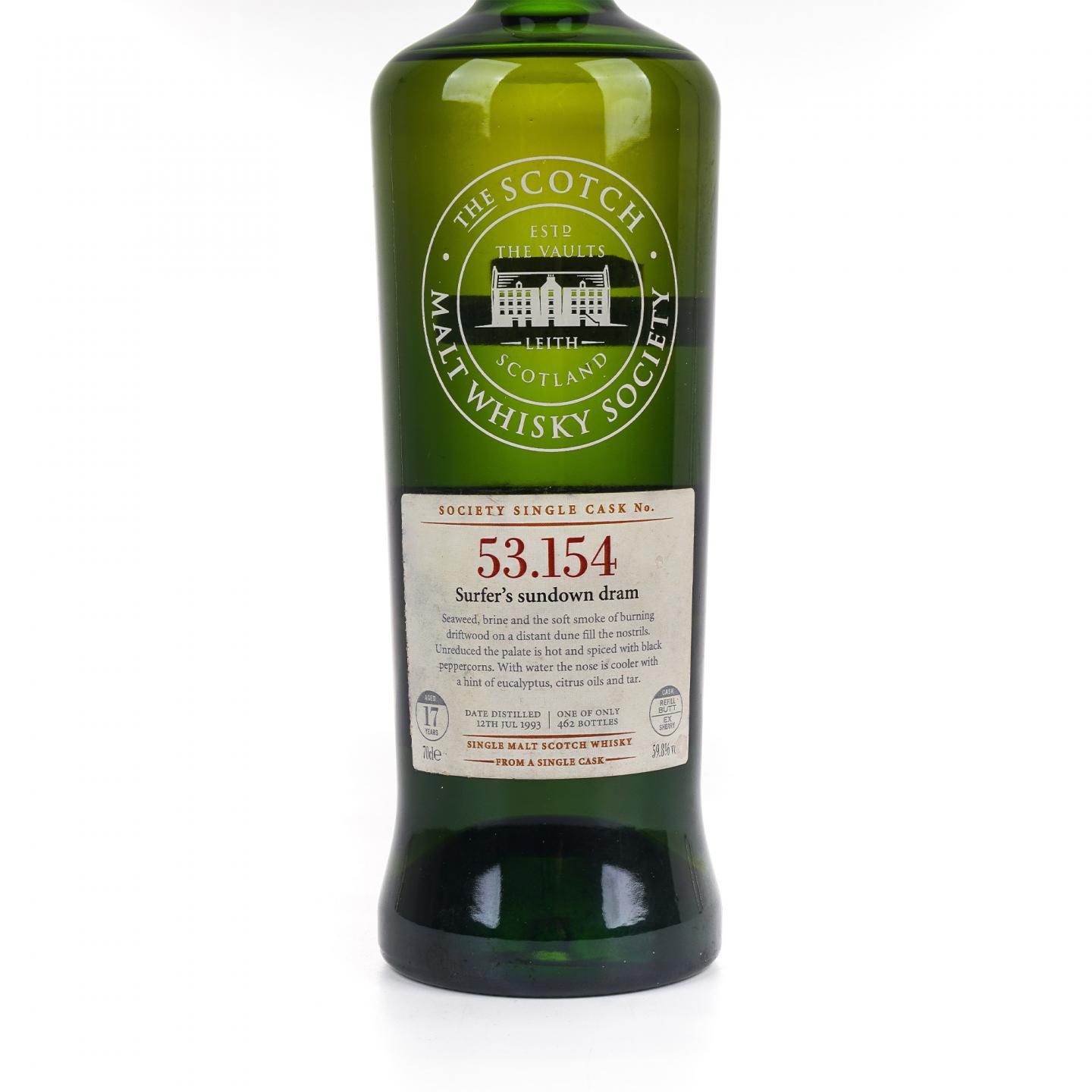 SMWS 53.154 卡尔里拉 17年 1993 雪莉桶