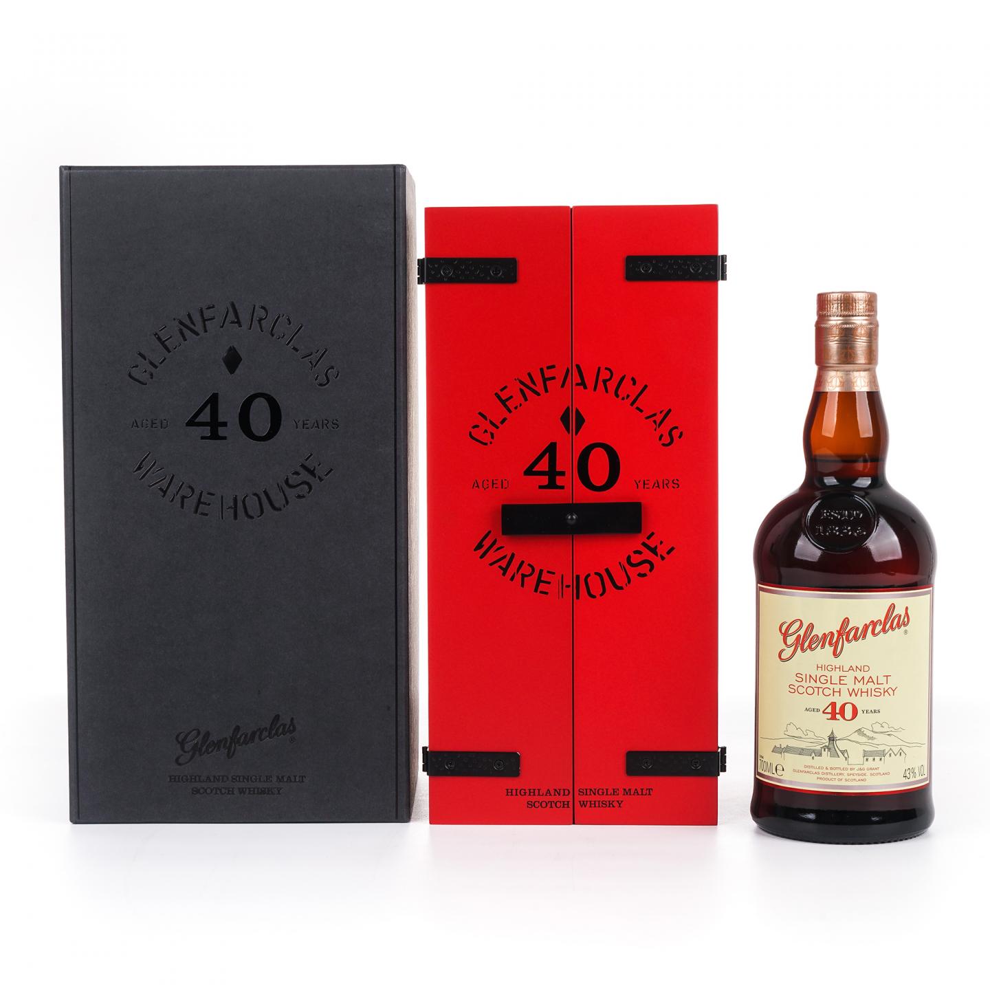 Glenfarclas 格兰花格 40年 红礼盒版
